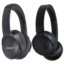Bose QuietComfort Wireless Active Noise Canceling Headphones (Black) with JBL Tune 660NC Noise-Canceling Wireless Headphones (Black)