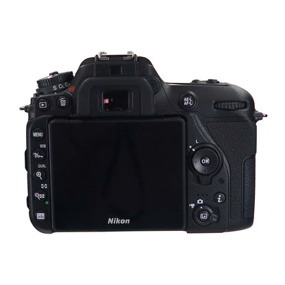 Nikon D7500 DSLR Camera (Body Only) "REFURBISHED" with Transcend 16GB SDHC Memory Card