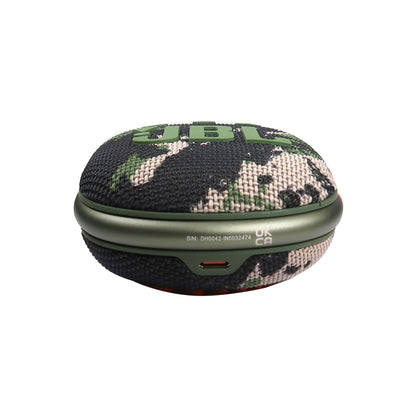 JBL Clip 4 Portable Bluetooth Waterproof Speaker (Squad) with Waterproof Neoprene Speaker Pouch and JBL T110 In Ear Headphones