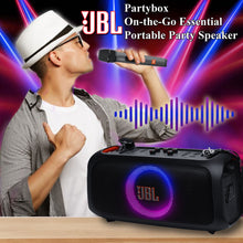JBL PartyBox On-the-Go Essential Portable Wireless Party Speaker with 2x JBL T110 In Ear Headphones