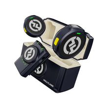 Hollyland LARK M2 DUO 2-Person Wireless Camera-Mount Microphone System - Universal Compatible (2.4 GHz, Shine Charcoal)