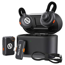 Hollyland LARK M2S Combo 2-Person Wireless Microphone System with USB-C to Lightning - Universal Compatibility + 2x Lavalier Microphone