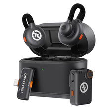 Hollyland LARK M2S Mini Combo 2-Person Wireless Microphone System - Universal Compatibility + 2x Lavalier Microphone