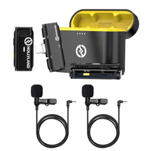 Hollyland Lark C1 Duo 2-Person Wireless Microphone System with USB-C Connector for Mobile Devices + 2x Lavalier Microphone