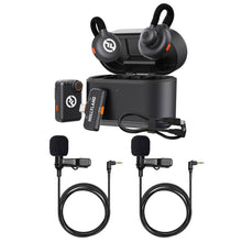 Hollyland LARK M2S Combo 2-Person Wireless Microphone System with USB-C to Lightning - Universal Compatibility + 2x Lavalier Microphone