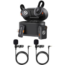 Hollyland LARK M2S Mini Combo 2-Person Wireless Microphone System - Universal Compatibility + 2x Lavalier Microphone