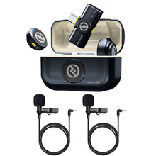 Hollyland LARK M2 2.4GHz 2-Person Wireless Lavalier Microphone System with USB-C Plug & Play + 2x Lavalier Microphone