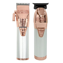 BaByliss Pro ROSEFX+ All-Metal Lithium Clipper #FX870NRG with BaByliss Pro ROSEFX+ Cord/Cordless All-Metal Lithium Outlining Trimmer Rose Gold #FX787NRG