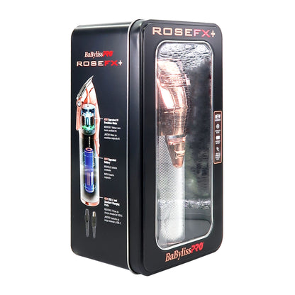 BaByliss Pro ROSEFX+ All-Metal Lithium Clipper FX870NRG with BaByliss Pro Cordless Double Foil Shaver FXFS2RG and BaByliss Pro FOILFX02 Replacement Foil & Cutter FXRF2RG