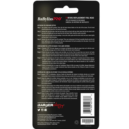 BaByliss Pro ROSEFX+ All-Metal Lithium Clipper FX870NRG with BaByliss Pro Cordless Double Foil Shaver FXFS2RG and BaByliss Pro FOILFX02 Replacement Foil & Cutter FXRF2RG