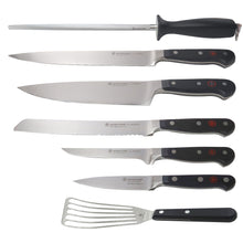 Wusthof Classic Six Piece Cook's Set #1120160602 with Wusthof Gourmet 6 1/2” Slotted Fish Spatula #9035092117