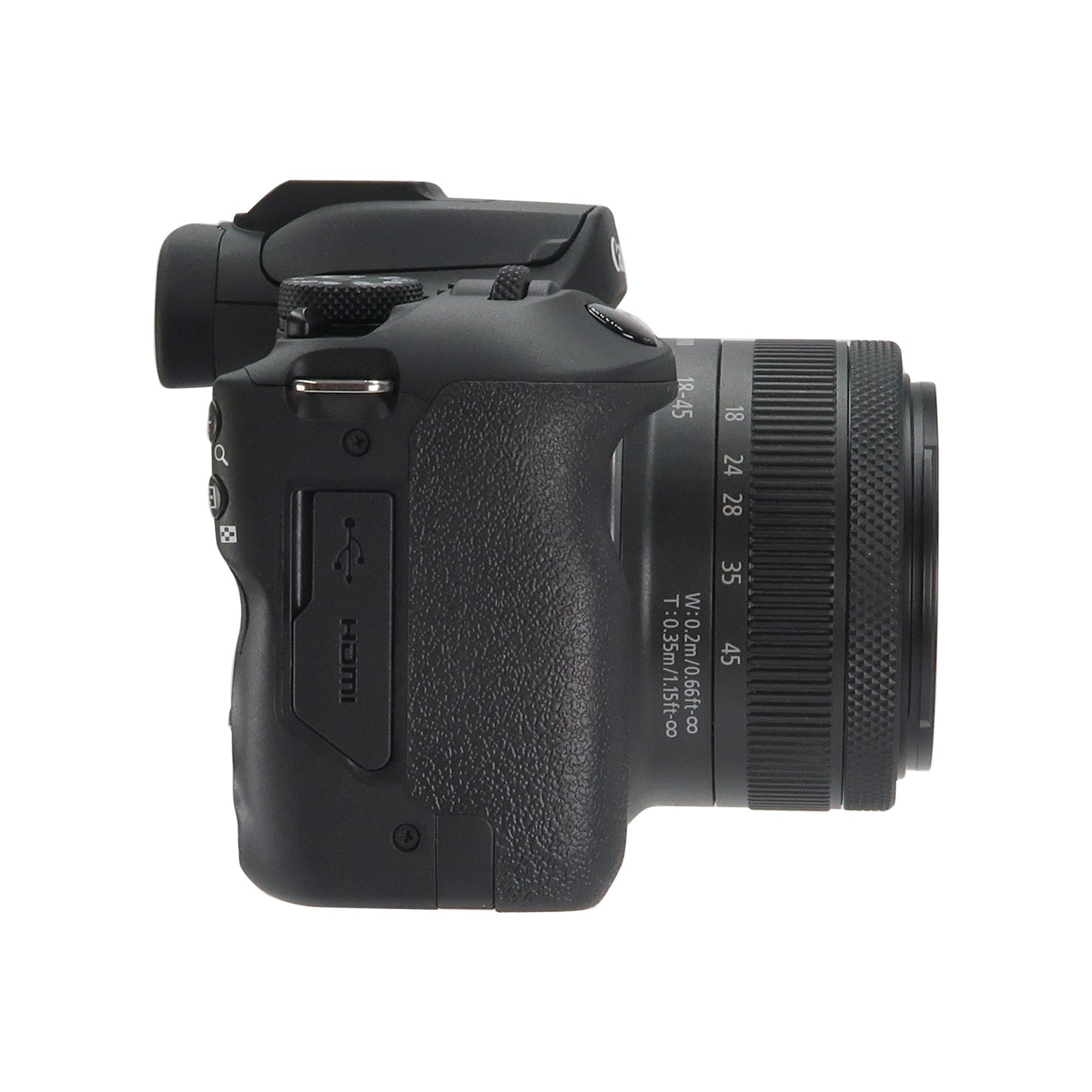 Canon EOS R100 Mirrorless Camera with 18-45mm Lens - Black