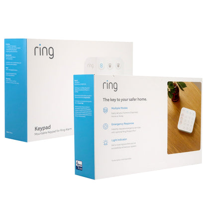 Ring Alarm 14-Piece Home Security Kit – Wireless System, Works with Alexa and 2x Ring 1080p Video Doorbell (2020 Release, Satin Nickel)
