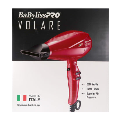 BaByliss Pro Nano Titanium Italian Volare Hair Dryer - 2000 Watt Blow Dryer