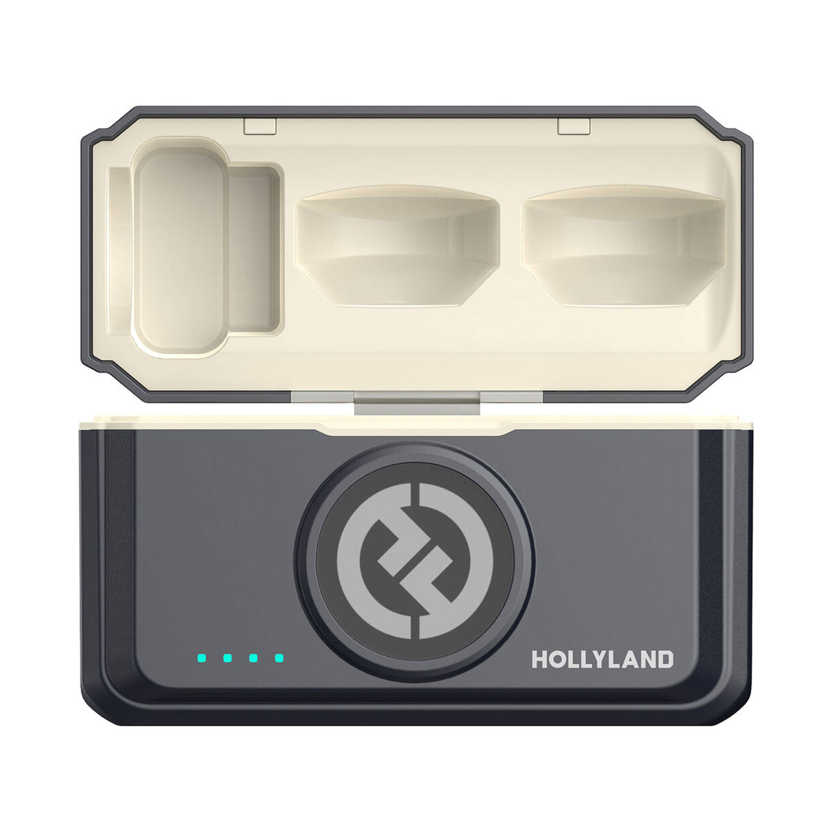 Hollyland LARK M2 Wireless Lavalier Microphone Combo (Shine Charcoal) + 2x Hollyland Lavalier Microphone: Omni Sound, Wide Compatibility (3.5mm)