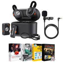 Hollyland LARK M2S Combo 2-Person Wireless Microphone System with USB-C to Lightning - Universal Compatibility (2.4 GHz, Space Gray) + Accessories