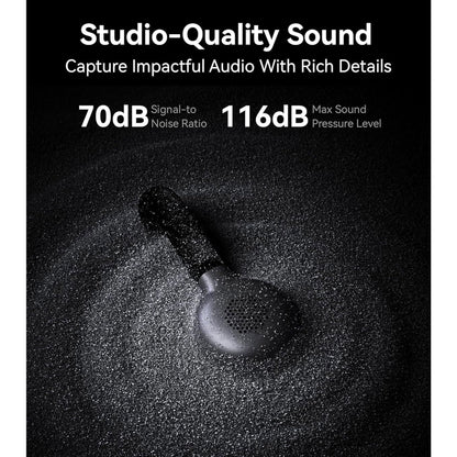 Hollyland LARK M2S Mini Combo 2-Person Wireless Microphone System - Universal Compatibility (2.4 GHz, Space Gray) + Accessories