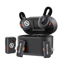 Hollyland Lark M2S Ultimate Wireless Lavalier Microphone Combo - iPhone/Camera/Android/PC - Noise Cancel + Accessories