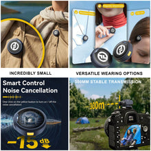 Hollyland LARK M2 COMBO 2-Person Wireless Combo Microphone System 2.4 GHz (Black)