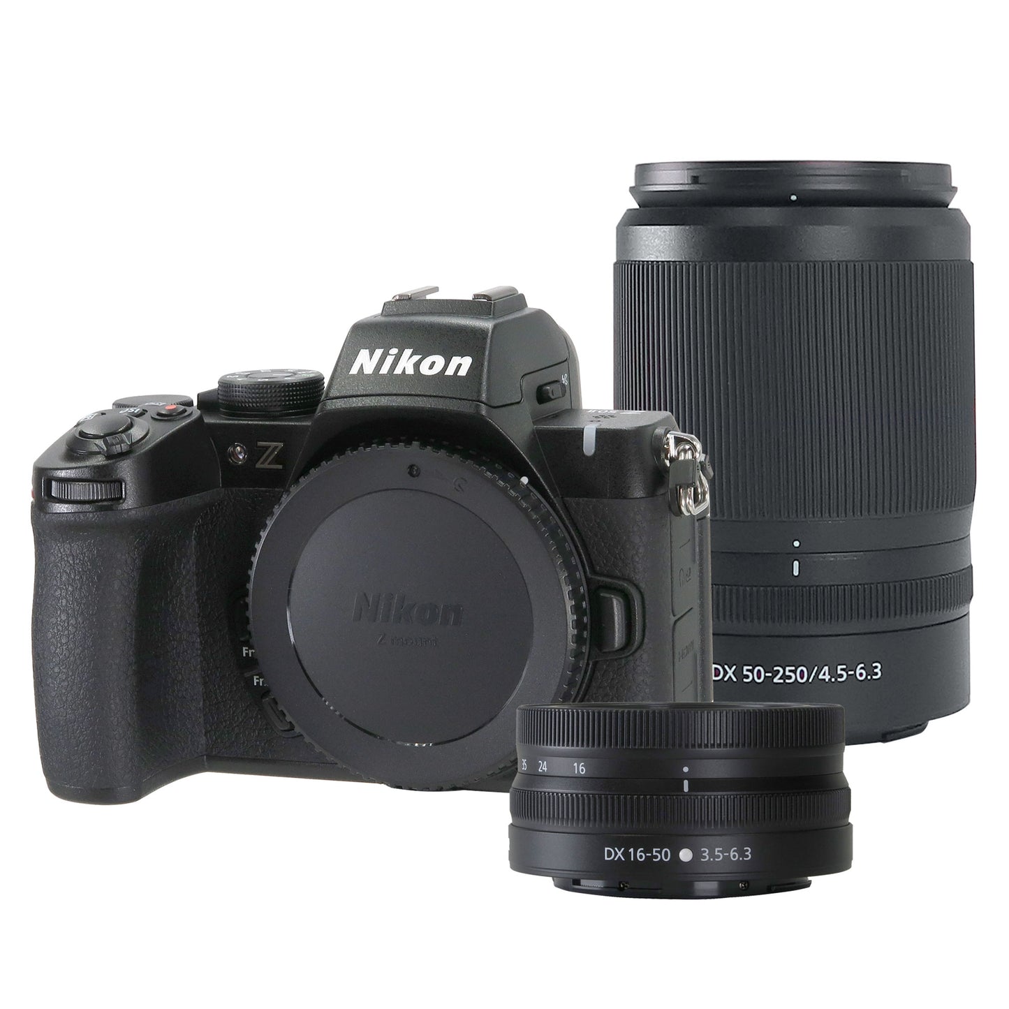 Nikon Z50 II Mirrorless Camera + Nikon NIKKOR Z DX 16-50mm f/3.5-6.3 VR Wide Angle Lens + Nikon NIKKOR Z DX 50-250mm f/4.5-6.3 VR Lens