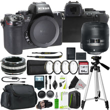 Nikon Z50 II Mirrorless Camera with AF-S DX Micro-NIKKOR 40mm f/2.8G Close-up Lens and F to Z Adapter Enhanced Macro Kit