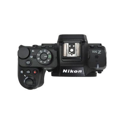 Nikon Z50 II Mirrorless Camera with AF-S DX Micro-NIKKOR 40mm f/2.8G Close-up Lens and F to Z Adapter Enhanced Macro Kit