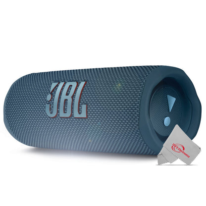 JBL FLIP 6 Wireless Portable Waterproof Speaker (Blue) with JBL Clip 5 Portable Waterproof Wireless Speaker (Blue)