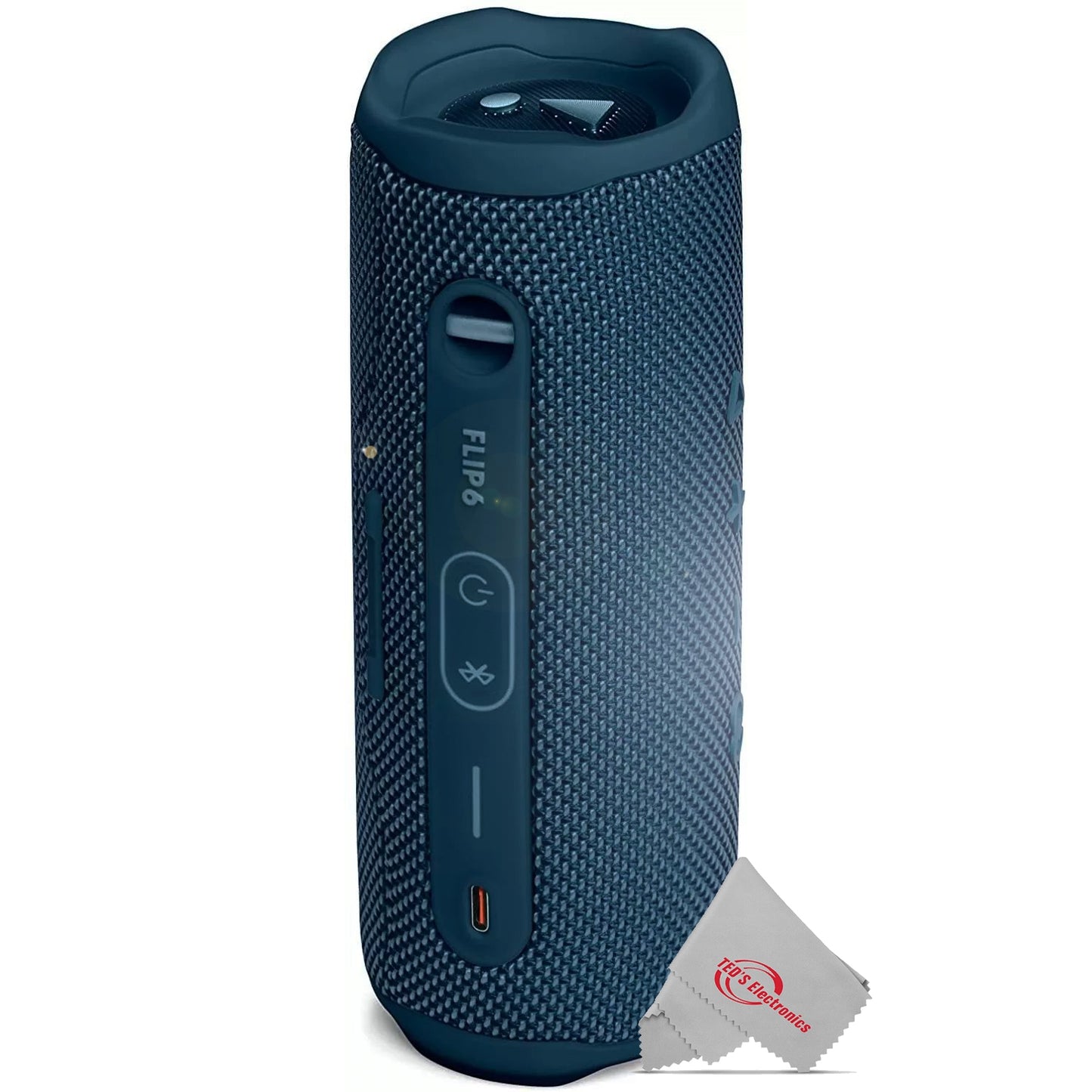 JBL FLIP 6 Wireless Portable Waterproof Speaker (Blue) with JBL Clip 5 Portable Waterproof Wireless Speaker (Blue)