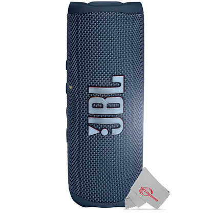 JBL FLIP 6 Wireless Portable Waterproof Speaker (Blue) with JBL Clip 5 Portable Waterproof Wireless Speaker (Blue)