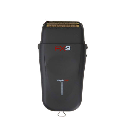 BaByliss Pro FX3 High Torque Cordless Clipper FXX3CB with FX3 Professional High-Speed Foil Shaver FXX3SB and FX3 High Torque Trimmer FXX3TB