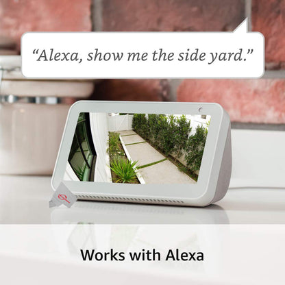 RING Floodlight Cam Wired Plus Motion-Activated 1080p HD Black - 3 Units