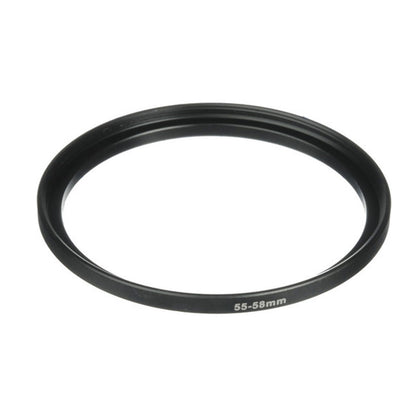 2x 55-58MM Step-Up Ring Adapter 55mm Thread Lens to 58mm Lens Accessories