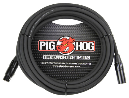 Pig Hog High Performance 8mm XLR Microphone Cable, 25 ft PHM25 - 3 Units