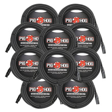 Pig Hog High Performance 8mm XLR Microphone Cable, 25 ft PHM25 - 10 Units