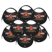 Pig Hog 3ft 1/4" TRS - 1/4" TRS Cable - 8 Units