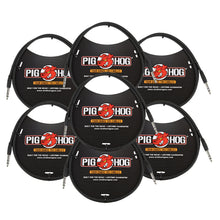 Pig Hog 3ft 1/4" TRS - 1/4" TRS Cable - 7 Units