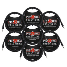 Pig Hog Solutions 3.5mm TRS to 3.5mm TRS Adapter Cable, 9ft - 7 Units