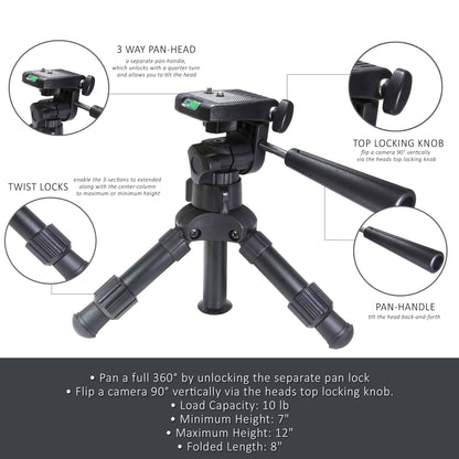 Ultimate Content Creator Studio Kit – LED Lighting, Shotgun Mic, 128GB SD Card, Tripod, Editing Suite & Flash Bracket