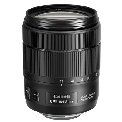 Canon EF-S 18-135mm Lens Bundle for EOS R Cameras â€“ Includes Adapter, 67mm Filters, Lens Hood, Lens Case & Cleaning Kit