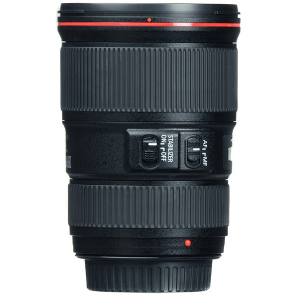 Canon EF 16-35mm f/4L IS USM Lens Bundle for EOS R Cameras – Includes Adapter, 77mm Filters, Lens Hood, Case & Cleaning Kit