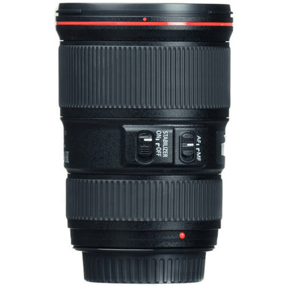 Canon EF 16-35mm f/4L IS USM Lens Bundle for EOS R Cameras – Includes Adapter, 77mm Filters, Lens Hood, Case & Cleaning Kit