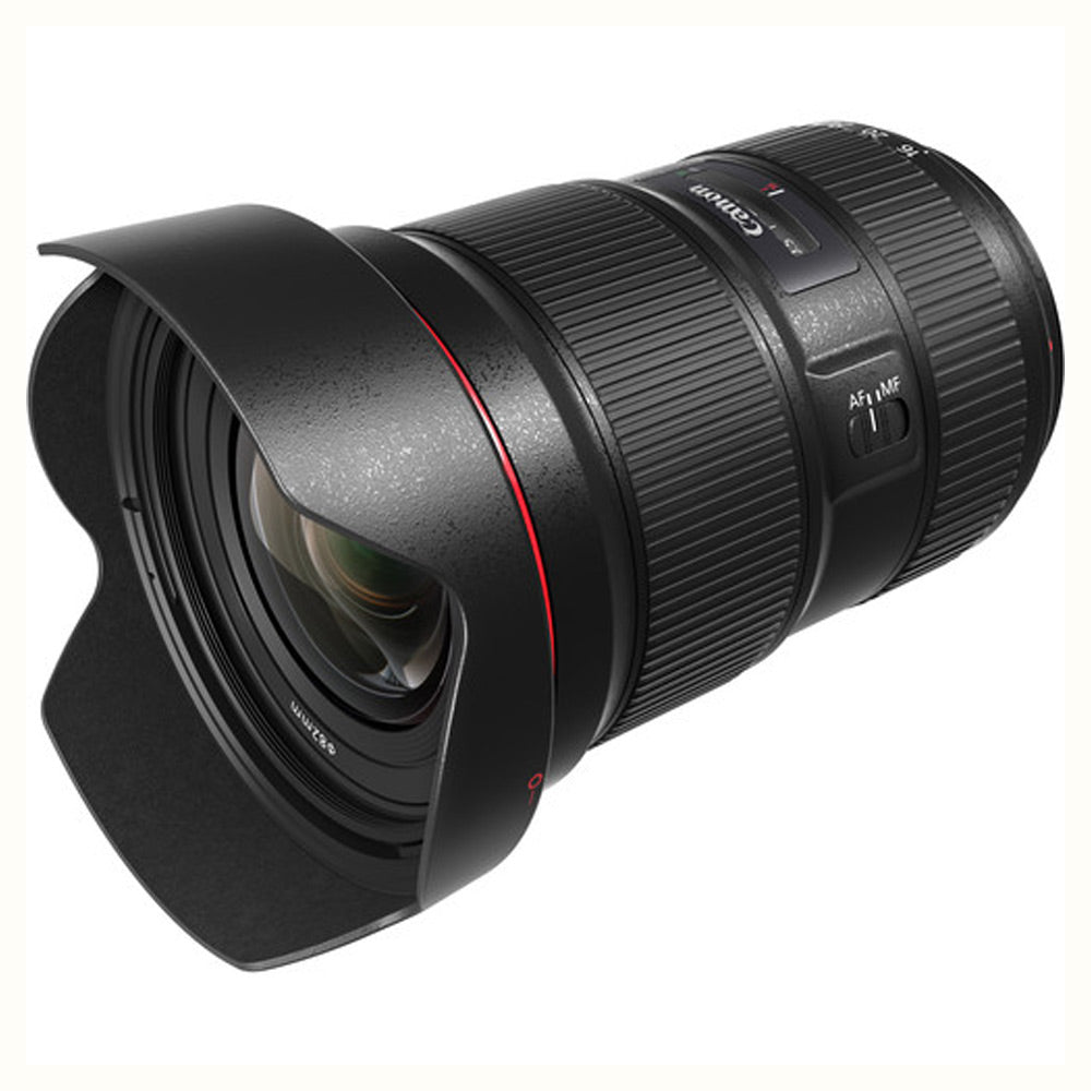 Canon EF 16-35mm f/2.8L III USM Lens Bundle for EOS R Cameras – Includes Adapter, UV Filters, Cleaning Kit and Case