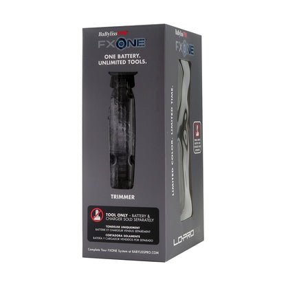 BaByliss Pro FXONE BLACKFX All-Metal Interchangeable-Battery Clipper FX899MB with FXONE LO-PROFX LIMITED EDITION Trimmer FX729MBLT + Accessory Bundle