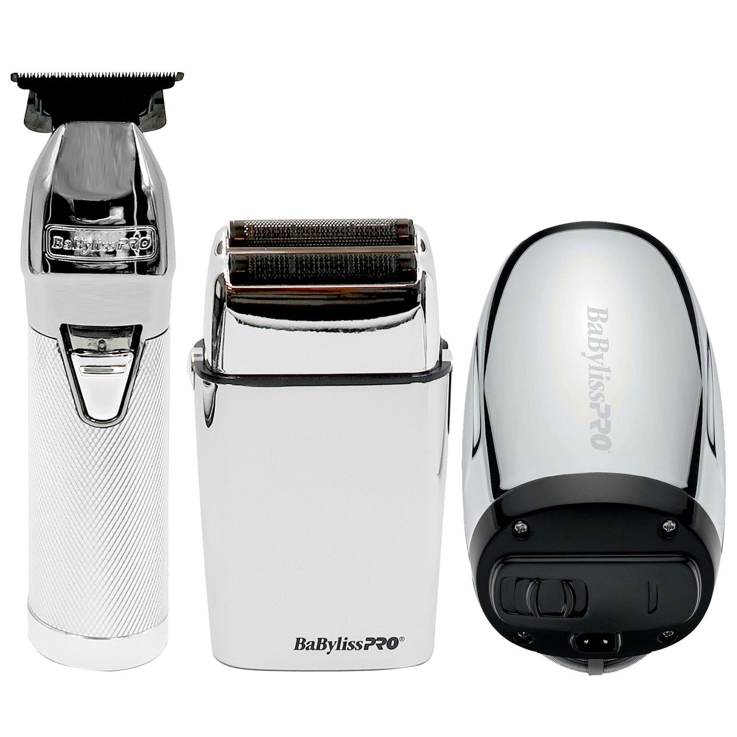 BabyLiss Pro Vibe FX Cord/Cordless Massager FXSSM1 with LIMITEDFX Collection Limited Edition Trimmer and Double Foil Shaver FXDUOFS2TS
