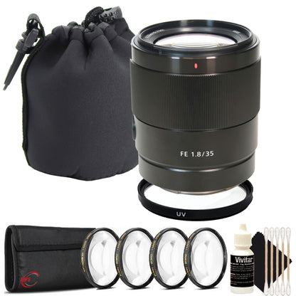 SONY FE 35 mm f/1.8 Standard Prime Lens Macro Photography Kit