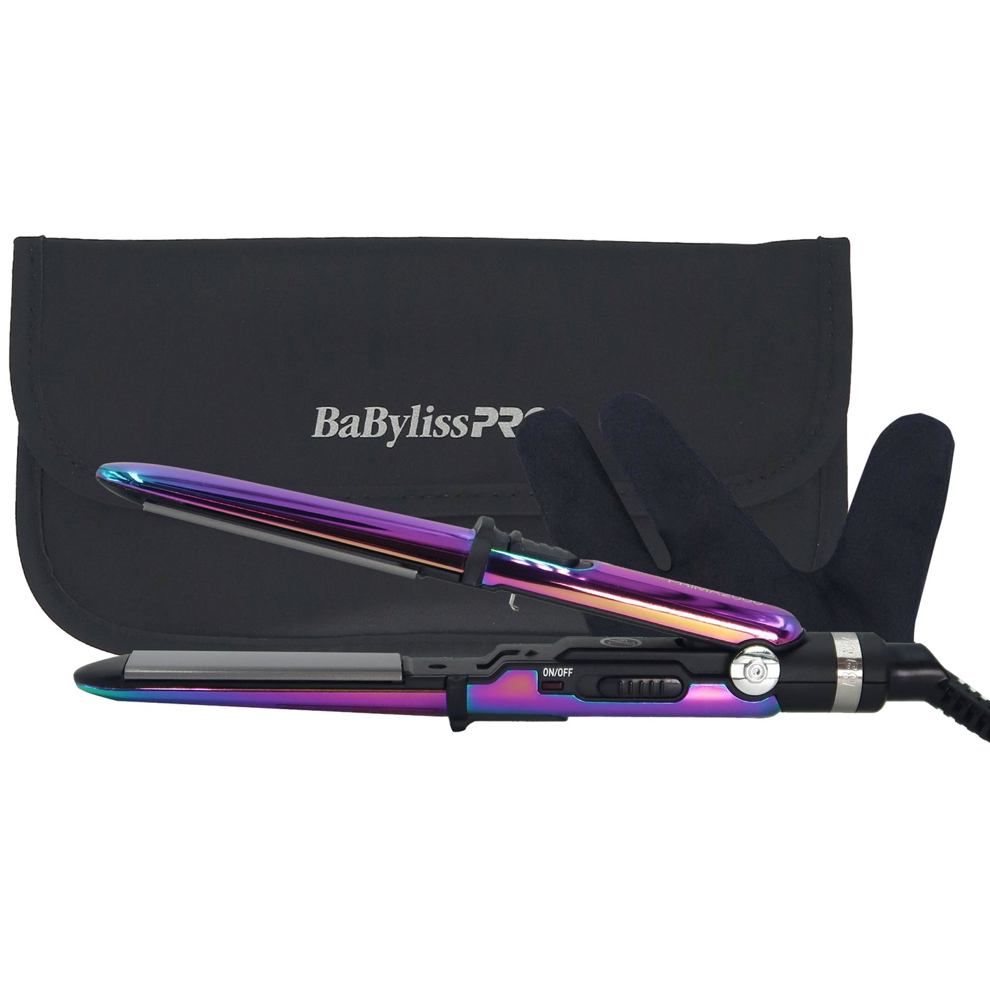 BaByliss Pro Porcelain Ceramic Limited Edition Styling Set BPCPP6UC + Nano Titanium Prima2000 3/4" Stainless Steel Mini Flat Iron BNTBRB2000UC