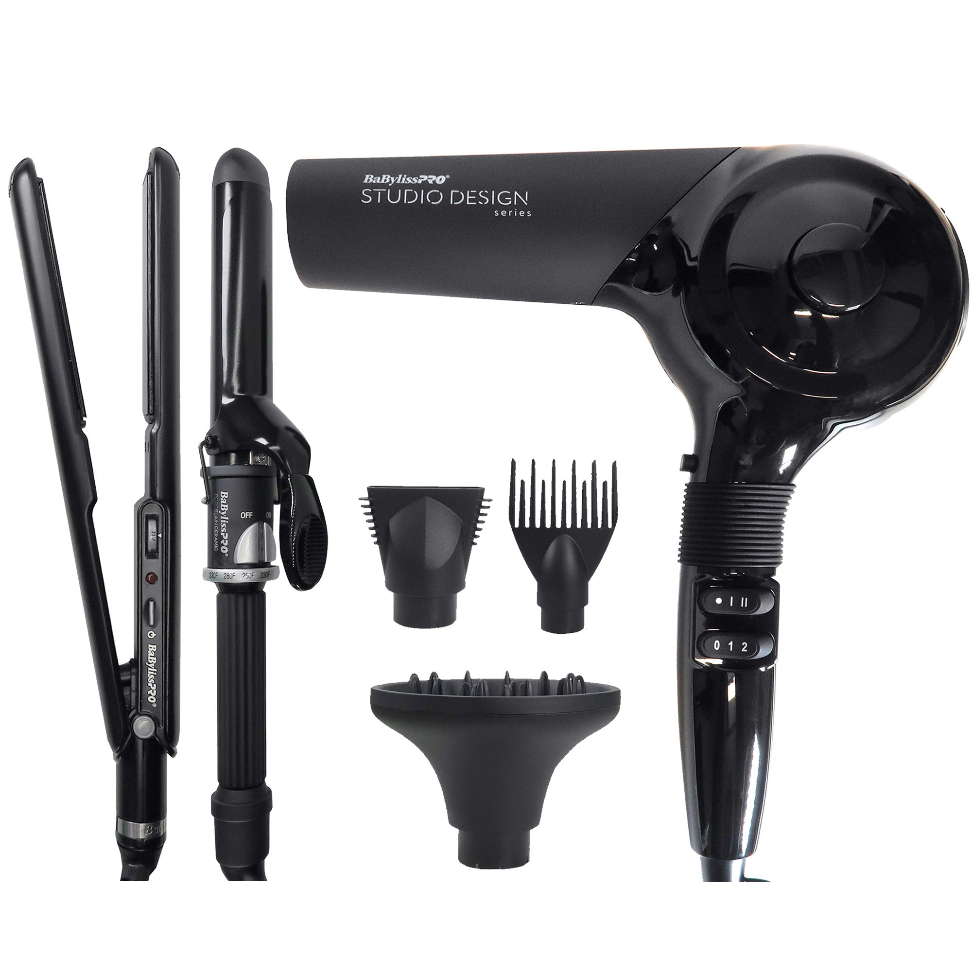 BaByliss Pro Studio Design Series Sensor Hair Dryer BCI800UC with Porc ...