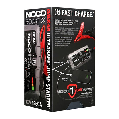 NOCO Boost X GBX45 1250-Amp 12V UltraSafe Jump Starter