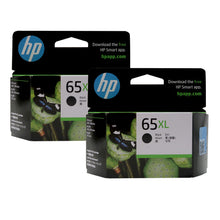 2 Pack HP High Yield 65XL Black Original Ink Cartridge, N9K04AA