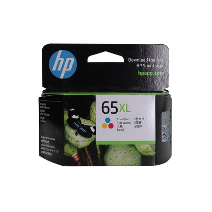 5 Pack HP 65XL Tri-color Original Ink Cartridge, N9K03AA